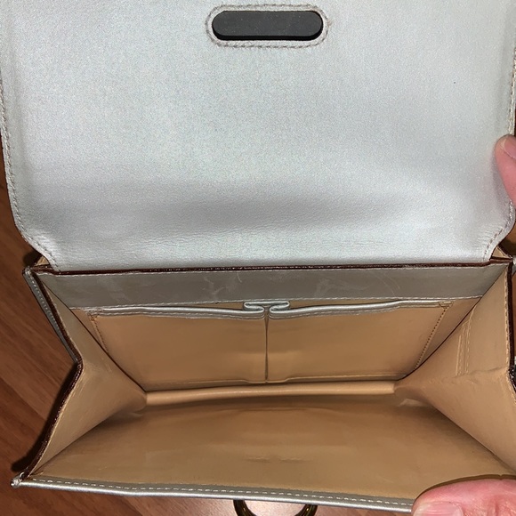 Authentic Vintage Celine Double Flap Handbag - Picture 10 of 14